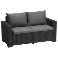 Диван Калифорния 2-х местный (California 2 Sofa), графит
