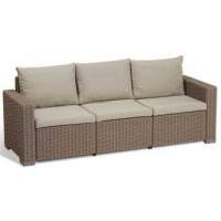 Диван Калифорния 3-х местный (California 2 Sofa), капучино