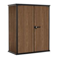 Шкаф Вертикальный (Vertical Shed) 1400 L коричневый венецианский
