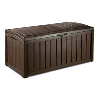Сундук пластиковый Сундук Гленвуд (Glenwood) 390л, коричневый для улицы