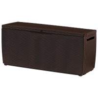 Сундук пластиковый Сундук Ратан Капри (RATTAN STORAGE BOX CAPRI) 305л, коричневый для улицы