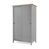 Книжный шкаф ikea Шкаф раздвижной КЫМОР Серый/Светло-коричневый
