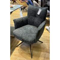 Стул JOSEF 360 град. поворот. HAGA-74 Зеленый, ткань / HJ002-18 Зеленый, PU / черный каркас, ®DISAUR