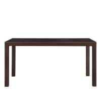 Стол из искусственного ротанга на металлическом каркасе СЕУЛ «SEOUL» 151х81 Dark brown арт.75745