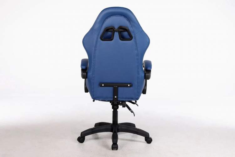 Игровое кожаное кресло WF-6073, с подголовником, металлическим железным каркасом, с подставкой для ног, регулируемыми подлокотниками и регулируемая спинка-2