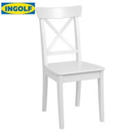 Стул ИНГОЛЬФ белый ИКЕА (IKEA)