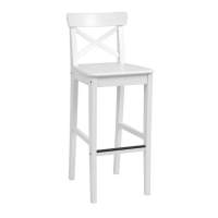 Стул барный  Ингольф 740  (Белый тон 7/жесткий) ИКЕА (IKEA)