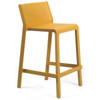 Барный стул Стул пластиковый полубарный Trill Stool Mini Nardi горчичный
