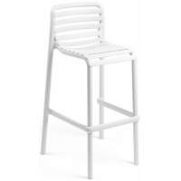Стул пластиковый барный Doga Stool Nardi белый