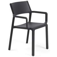 Пластиковый Кресло пластиковое Trill Armchair Nardi антрацит