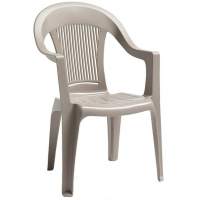 Кресло пластиковое Elegant Scratchproof Monobloc SCAB GIARDINO тортора