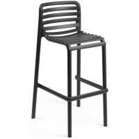 Барный стул Стул пластиковый барный Doga Stool Nardi антрацит