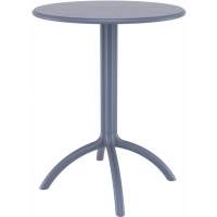 Стол пластиковый Octopus Siesta Contract темно-серыйтемно-серый