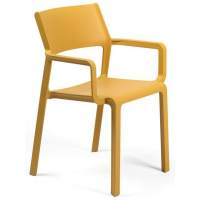 Кресло пластиковое Trill Armchair Nardi горчичный