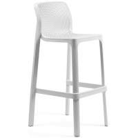 Барный стул Стул пластиковый барный Net Stool Nardi белый