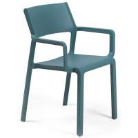 Кресло пластиковое Trill Armchair Nardi бирюзовый