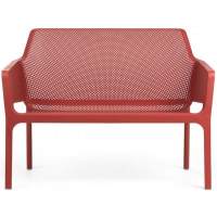 Диван пластиковый Net Bench Nardi коралловый