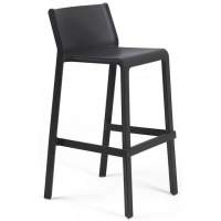 Стул пластиковый барный Trill Stool Nardi антрацит