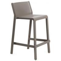Стул пластиковый полубарный Trill Stool Mini Nardi тортора