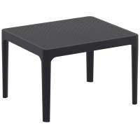 Столик пластиковый журнальный Sky Side Table Siesta Contract черный