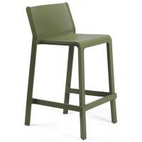 Пластиковый Стул пластиковый полубарный Trill Stool Mini Nardi агава