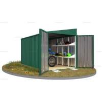 Хозблок SKOGGY секционный с односкатной крышей 4 х 2 м