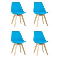 Стул FRANKFURT NEW бирюзовый 4 шт STOOL GROUP