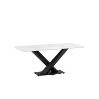 Стол обеденный Belle 180х90 белый мрамор STOOL GROUP
