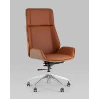Кресло руководителя TopChairs Crown SN коричневый STOOL GROUP