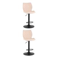Стул барный Dome экокожа светло-серый 2 шт STOOL GROUP