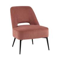 Кресло лаунж Бостон велюр рельефный коралловый STOOL GROUP