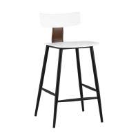 Стул полубарный ANT белый STOOL GROUP