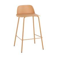 Стул полубарный Mist желтый STOOL GROUP