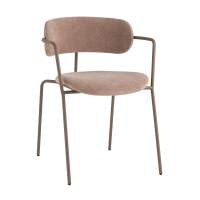 Стул Стул Дженни букле бежевый каркас бежево-серый матовый STOOL GROUP