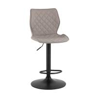 Барный стул Стул барный Dome экокожа серый STOOL GROUP