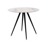 Стол Ники круглый столешница керамика Ice Jade 900 STOOL GROUP