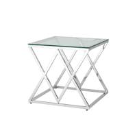 Журнальный стол 55*55 ИНСИГНИЯ серебро STOOL GROUP