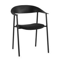 Стул Стул Eila с подушкой пластик черный STOOL GROUP