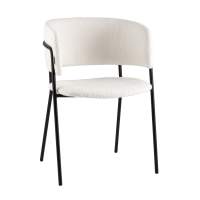 Стул Кресло Нэлли New, букле белый STOOL GROUP