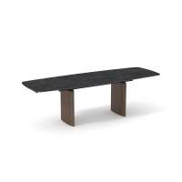 Стол обеденный Астарта раскладной 180-260х90 см керамика темная STOOL GROUP