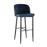 Барный стул Стул барный Оскар велюр сине-зеленый STOOL GROUP