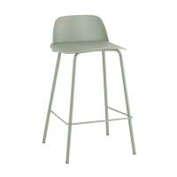 Стул полубарный Mist серо-зеленый STOOL GROUP