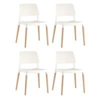 Стул BISTRO белый 4 шт. STOOL GROUP