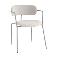 Стул Стул Дженни букле светло-серый каркас серый муар STOOL GROUP