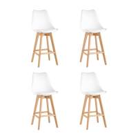 Стул барный FRANKFURT белый 4 шт STOOL GROUP