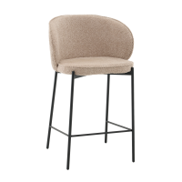 Стул полубарный Тисдейл букле бежевый STOOL GROUP