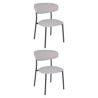 Комплект стульев Стул обеденный Ayla светло-серый 2 шт. STOOL GROUP