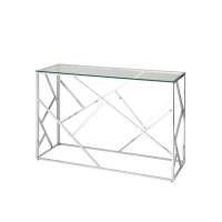 Консоль АРТ ДЕКО 120х40 серебро STOOL GROUP