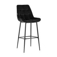 Барный стул Стул барный Флекс велюр черный STOOL GROUP