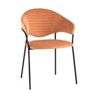 Стул Стул Алексис велюр оранжевый STOOL GROUP